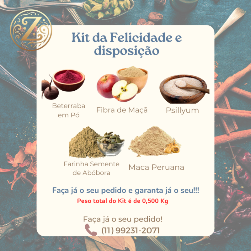 Kit Felicidade e Disposição