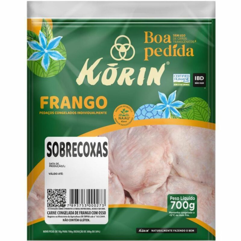 Sobrecoxa Boa Pedida IQF Pacote 700g